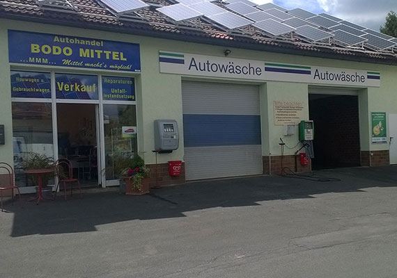 Der Autohandel Bodo Mittel in Hildburghausen ist einer der ältesten Kunden und GEschäftspartner unserer Firma.