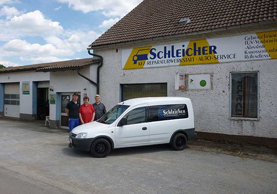 Die KFZ - Reperaturwerkstatt Schleicher in Streufdorf